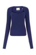 Isabel Marant Blue Woll Blend Bailey Pullover