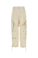 Isabel Marant Sand Cotton Eusebio Cargo Pant