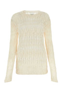 Isabel Marant Elfenbein Baumwollmischung Cooper -Pullover