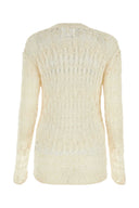 Isabel Marant Elfenbein Baumwollmischung Cooper -Pullover