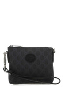 Gucci Black Gg Supreme Fabric Clutch