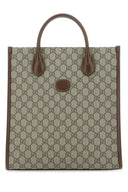 Gucci Gg Supreme Stoff- und Lederhandtasche