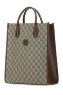 Gucci Gg Supreme Stoff- und Lederhandtasche