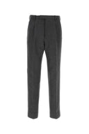 Gucci Pantra de mezcla de lana gris oscuro