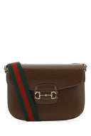 Gucci Brown Leder 1955 Horsebit Umhängetasche