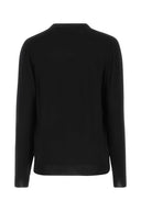 Gucci Black Stretch Wool Blend Cardigan