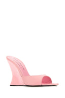 セルジオロッシピンクナッパレザーエヴァンジェリーミュール