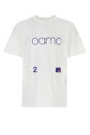 OAMC weiße Baumwoll übergroße T -Shirt