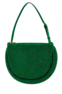 Jw Anderson Green Suede Bumper Moon Shoulder Bag