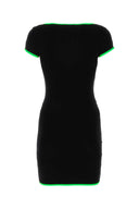 Ambush Black Stretch Viscose Mini Dress
