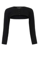 Dolce & Gabbana Black Viscose Blend Cardigan