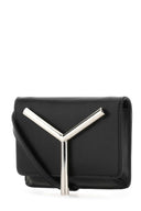 Y Project Black Leather Mini Crossbody Bag