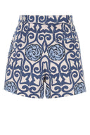Emporio Armani Printed Cotton Shorts