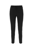 Pt Torino Black Stretch Viscose Pant