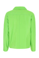 Loewe Fluo Green Leather Shirt