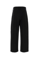 Philosophy Di Lorenzo Serafini Black Stretch Cotton Wide Leg Pant