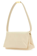 Bolso de hombro de prisma de cuero marfil marni