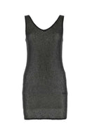 Remain Black Polyester Mini Dress