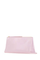 Jil Sander Pastel Pink Leather Medium Clutch
