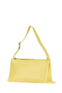 Jil Sander Bolso de hombro de cuero amarillo