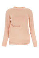 Jil Sander suéter de mezcla de algodón rosa claro