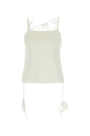 Jil Sander Ivory Viscose Blend Top