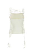 Jil Sander Ivory Viscose Blend Top