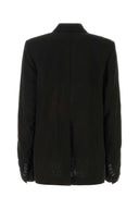 Ann Demeulemester Black Cotton Renske Blazer