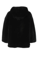 Prada Black Reversible Fur Coat