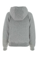 Prada Grey Cashmere Mischjacke