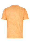 Maglietta di cotone arancione Marcelo Burlon Melange