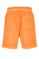 Marcelo Burlon Orange Cotton Bermuda Shorts