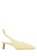 Boyy Pastellgelbe Nappa Leder geschwollene Pumps