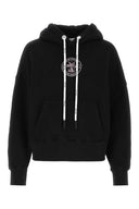 Palm Angels Schwarzes Baumwoll -Sweatshirt