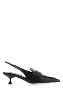 Miu Miu Black Leather Pumps