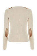 Fendi Sand Cotton Blend Cardigan
