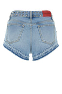 Alessandra Rich Denim Shorts