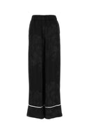 Off White Embroidered San Palazzo Pant