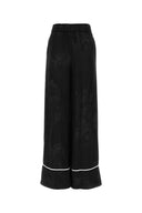 Off White Embroidered San Palazzo Pant