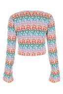Marco Rambaldi bestickte Leinenmischung Cardigan
