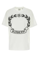 Burberry White Cotton Oversize T -Shirt