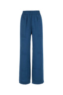 Burberry Blue Silk Pant