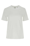 Burberry White Cotton T -Shirt