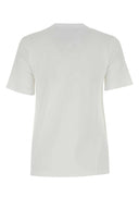 Burberry White Cotton T -Shirt