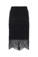 Burberry Black Makrame -Spitzenrock