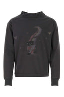 We11 Done Charcoal Cotton T Shirt