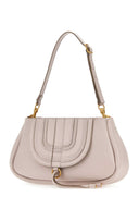 Chloe Light Pink Leather Marcie Clutch