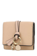 Chloe Powder Pink Leather Alphabet Wallet