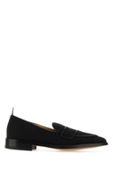 Thom Browne Midnight Blue Fabric Sladers