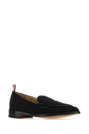 Thom Browne Midnight Blue Fabric Sladers